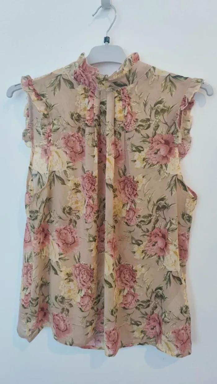 Top débardeur femme à fleurs Shein L - photo numéro 2