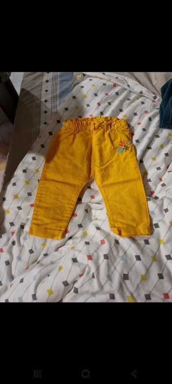 Pantalon jaune la compagnie des petits