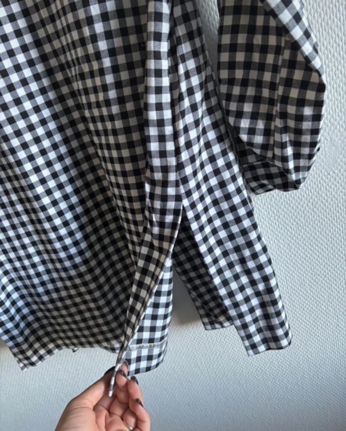 Veste blazer fluide Vichy - photo numéro 5