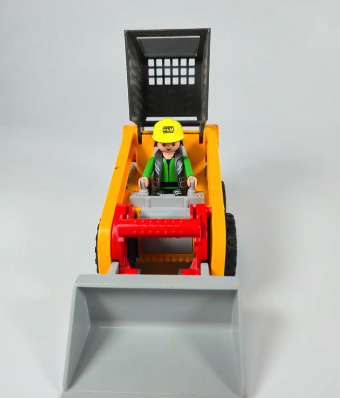 Playmobil Chargeur tracteur jaune et rouge - photo numéro 7