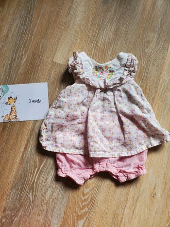 Robe combishort 3mois