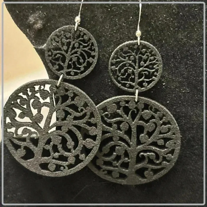 Boucle d'oreille fais main légère - photo numéro 2