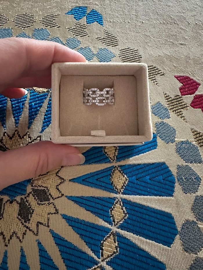 Bague en argent 925/1000ème taille 52 - photo numéro 2