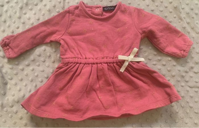 Ensemble robe + gilet sans manches 68 cm - photo numéro 2