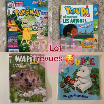 lot revues enfant en lot ou à la pièce