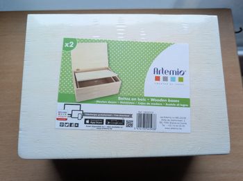 Boîte en bois brut à décorer Artemio - DIY Loisirs Créatifs
