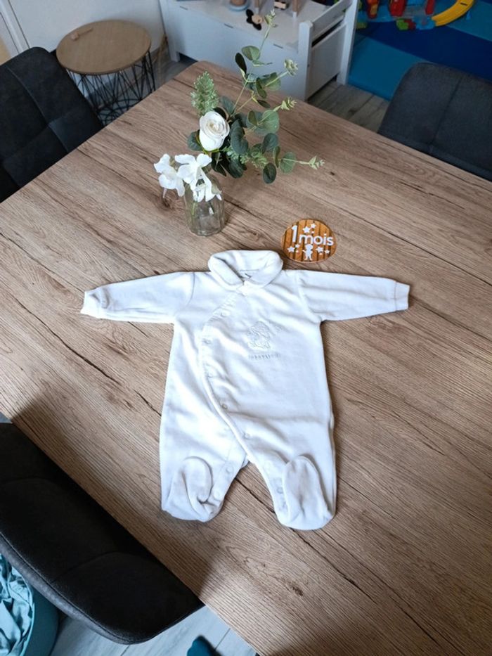 Pyjama col chemise mixte kimbaloo 1 mois