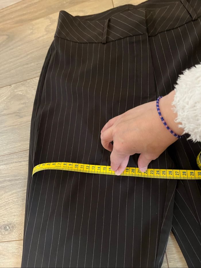 Pantalon marron, femme taille 40, tissaia - photo numéro 4