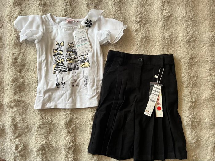 Ensemble fille 4 ans haut +palazzo