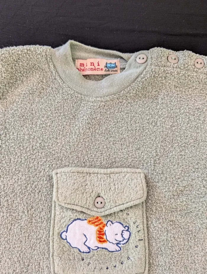 Pull ours blanc - photo numéro 3