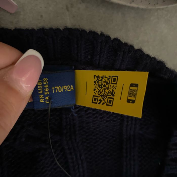 Pull  Ralph Lauren homme bleu marine - photo numéro 7