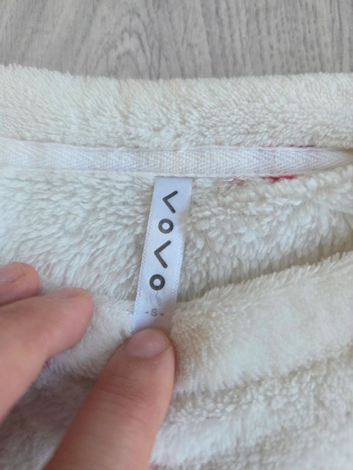 Pyjama chaud vovo à coeurs rouges - taille s - photo numéro 4