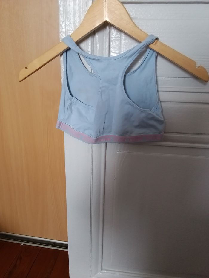 Brassière stitch bleu clair et multicolore - photo numéro 2