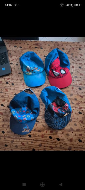 Lot casquette