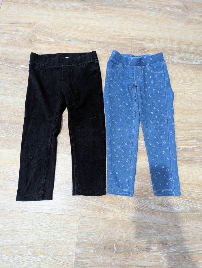 Lot 2 pantalons jean 3 ans