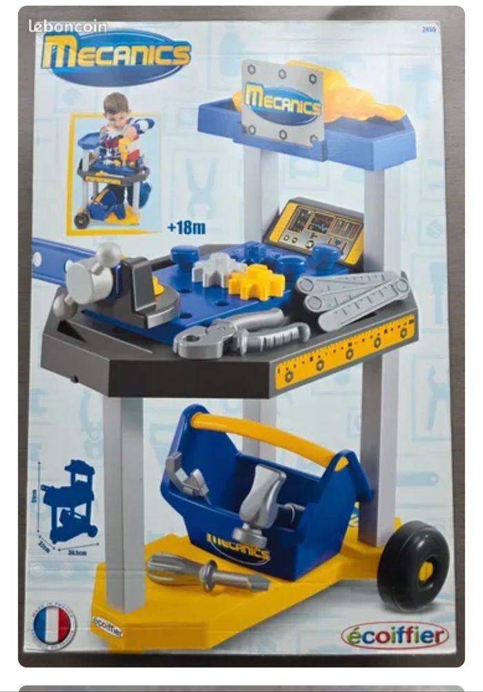 Ecoiffier mecanics chariot a outils