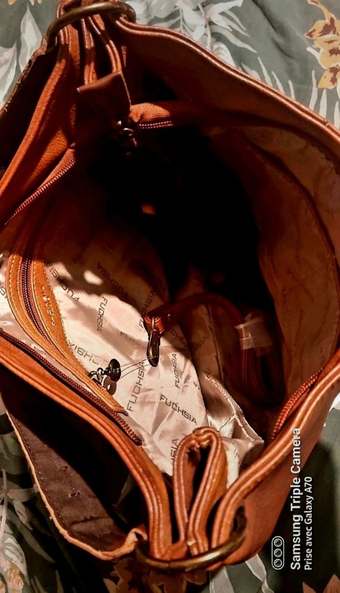 Sac à main Fuchsia Paris - photo numéro 3
