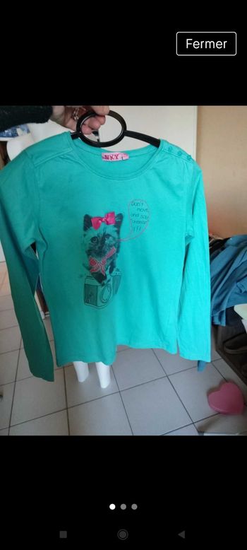 Tee-shirt manches longues taille 12 ans ans fille