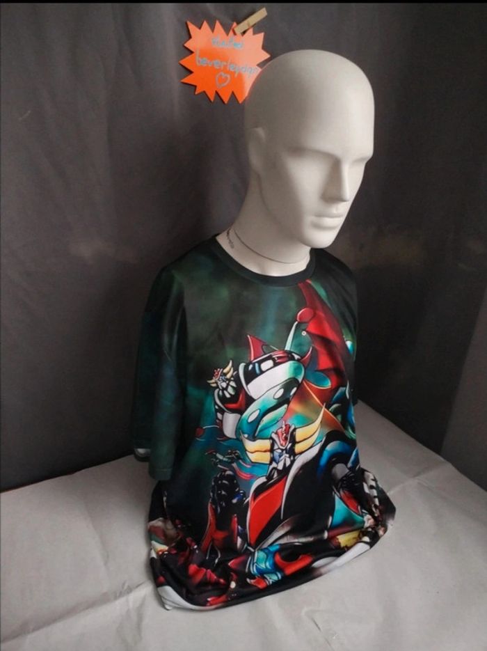🤖T-shirt Goldorak Vert 2Xl🤖 - photo numéro 3