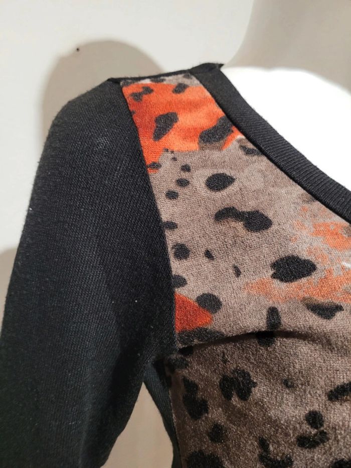 Pull motif léopard - photo numéro 4