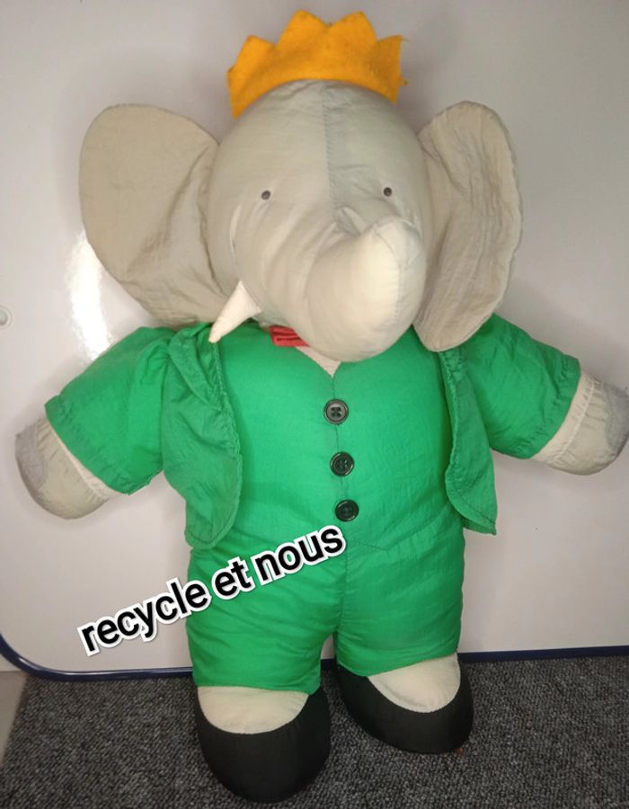 peluche vintage  '' babar ''