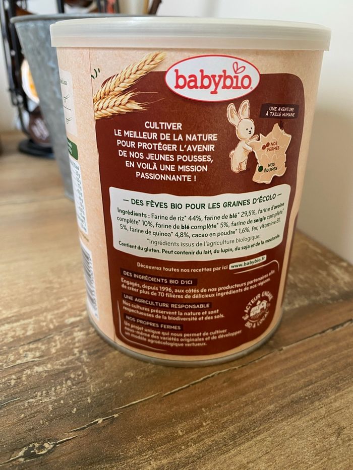 5 céréales cacao Babybio - photo numéro 3