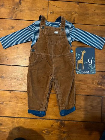 Ensemble combinaison+ tee shirt bébé garçon