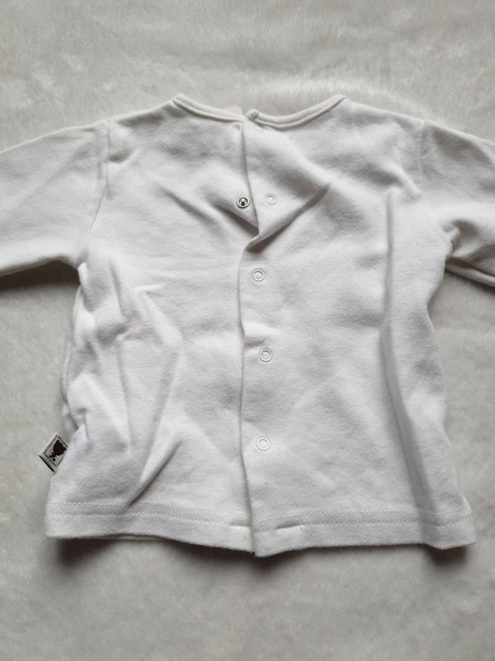T-shirt ouverture dos intégrale mixte ourson - photo numéro 3