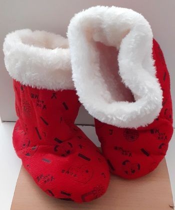 Chaussons fourrés montants fille pointure 26