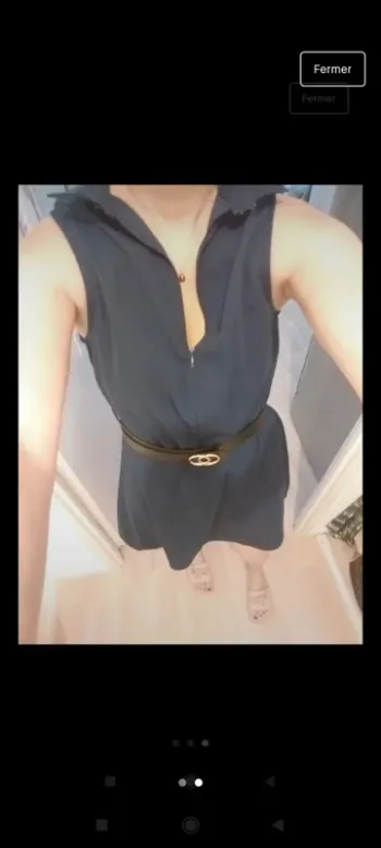 Robe bleu