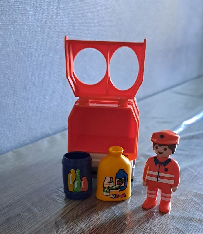 Playmobil 123 camion poubelle avec chauffeur - photo numéro 3