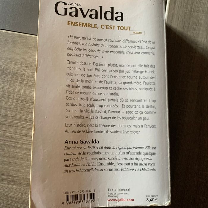 Ensemble, c’est tout - Anna Gavalda - photo numéro 2