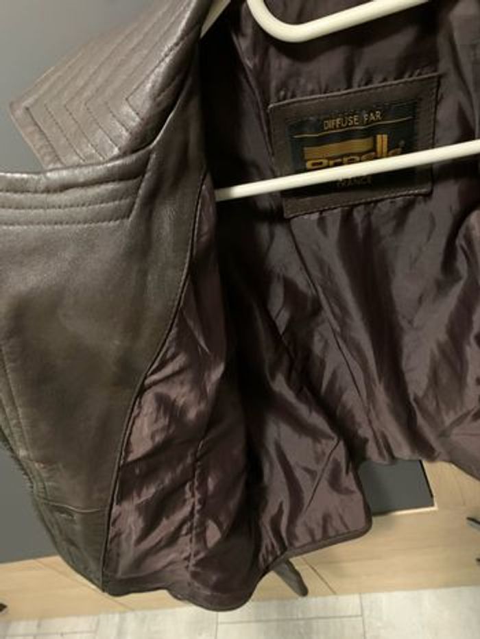 Veste cuir femme t 42 - photo numéro 2