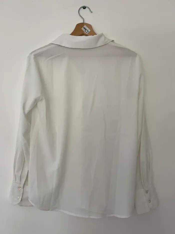Chemise blanche basique femme Mango - photo numéro 4