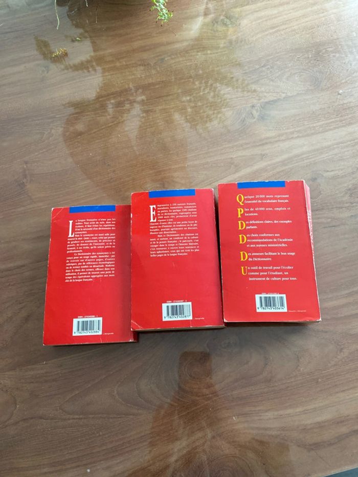 Lot de 2 dictionnaires le savoir par les mots langue française synonymes - photo numéro 2