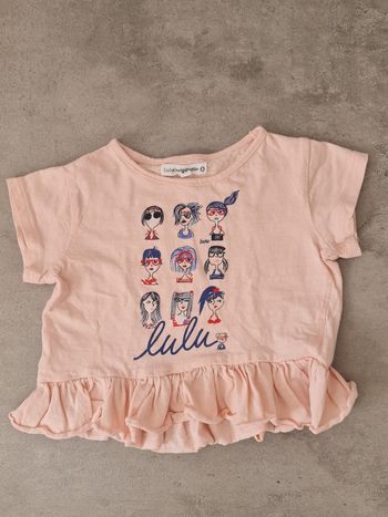 Tee shirt lulu castagnette 4 ans
