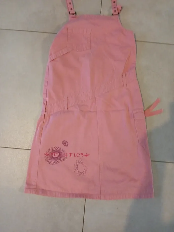 Robe rose 10 ans