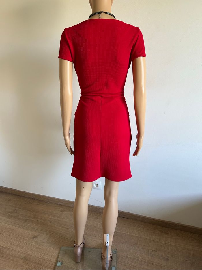Robe rouge à manches courtes Morgan taille 36 comme neuve - photo numéro 6