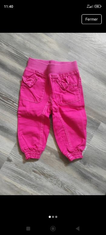 Pantalon fille ou jean 18 mois taille élastique