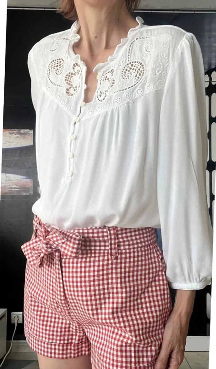 Blouse broderies anglaises Capucine - photo numéro 9