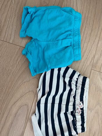 Lot 2 shorts souples neuf 3 mois orchestra