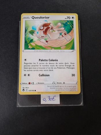 Carte Pokémon Queulorior 137/195