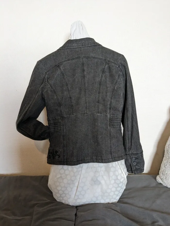 Veste Salt & Pepper sortie de collection - grise effet jean. - photo numéro 5