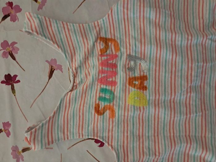 Lot 5 beaux tee-shirt/débardeurs dont 2 neufs - 10A - Tex, orchestra, Gemo, Peppert's 🏷 - photo numéro 13