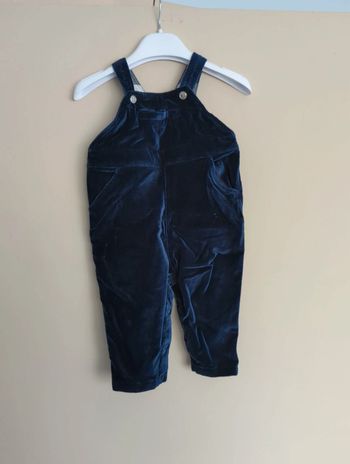 Salopette en denim bébé garçon 67 cmPetit Bateau NEUF