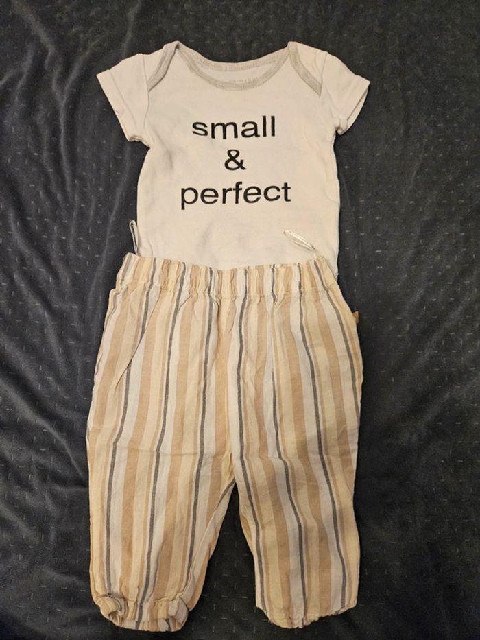 Pantalon + body bébé