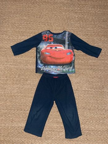 Pyjama chaud polaire garçon Disney Cars 3 ans