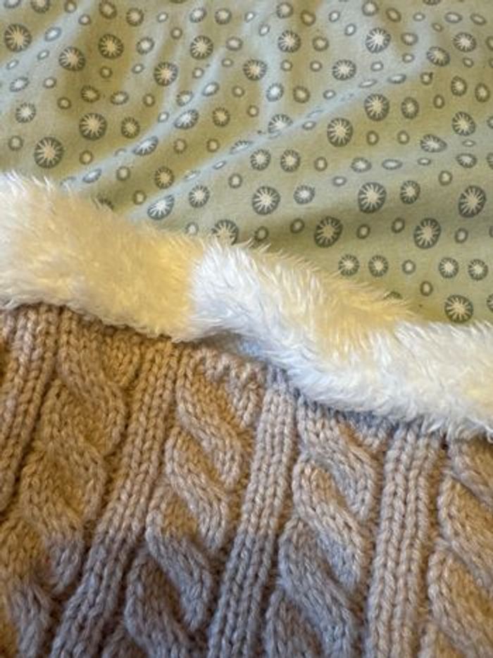 Ensemble bonnet, cache cou et gants fille – TU - photo numéro 3