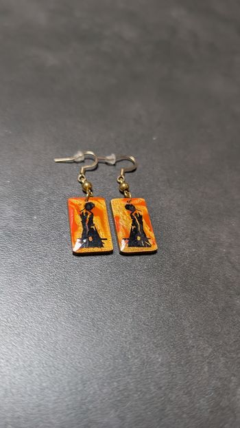 Boucles d'oreilles bleach 