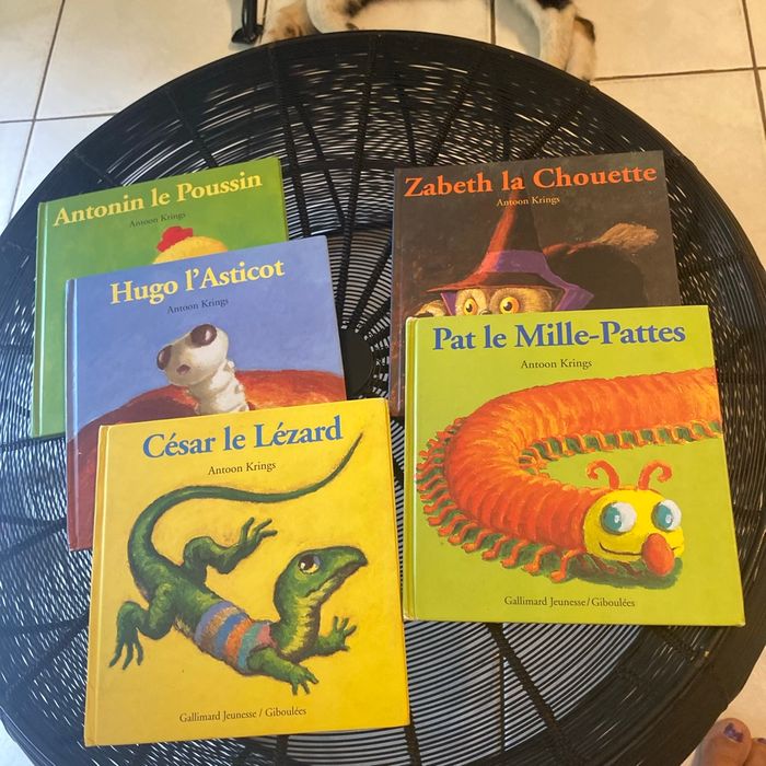 5 livres enfants les animaux